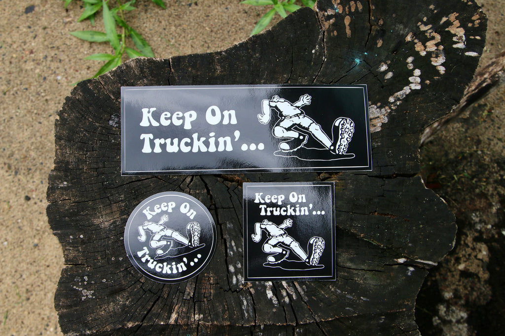 Keep On Truckin' sticker pack