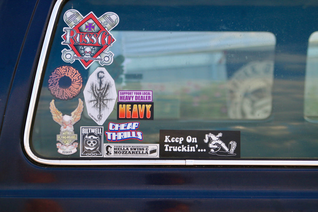 Keep on Truckin' bumper sticker