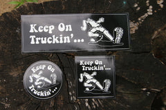 Keep On Truckin' sticker pack