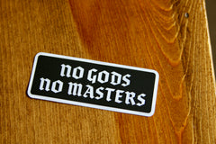 No Gods No Masters sticker